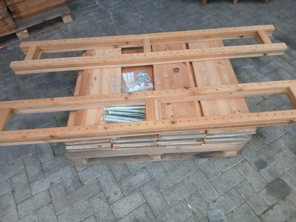 Houten stelling. Geen bruynzeel of Lundia., Ophalen, Minder dan 25 mm, Plank, Minder dan 200 cm