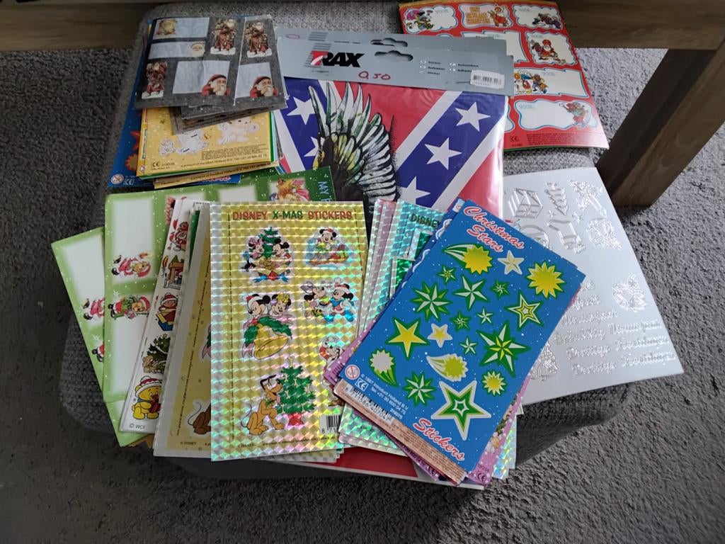 Veel stickers veel van kerst, Ophalen of Verzenden, Nieuw