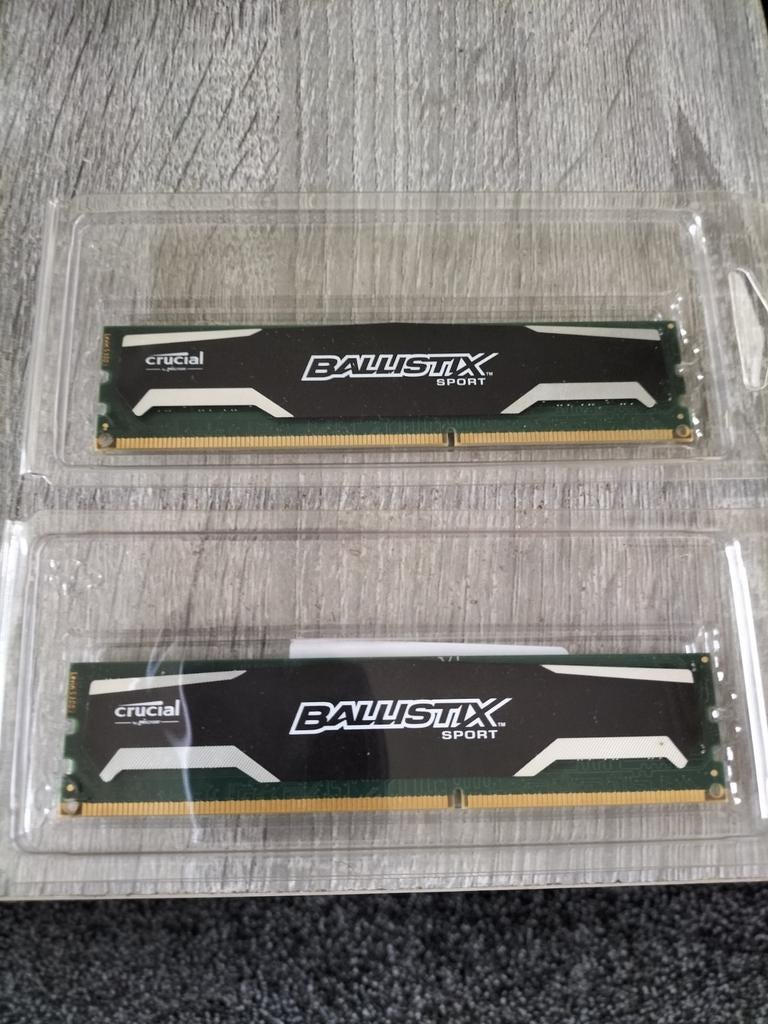 DDR3 werkgeheugen 2x8GB 1600MHz, Computers en Software, RAM geheugen, Ophalen