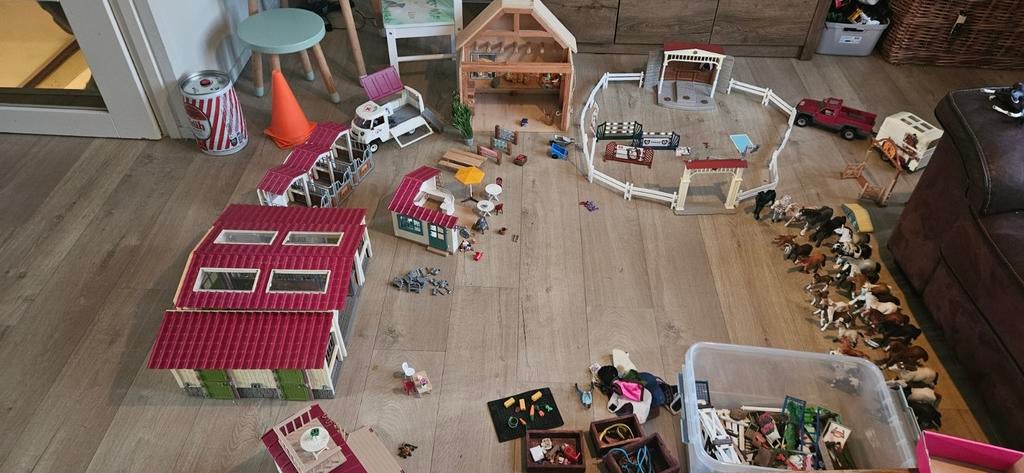 Zeer complete schleich paarden set, Ophalen, Zo goed als nieuw, Jongen of Meisje