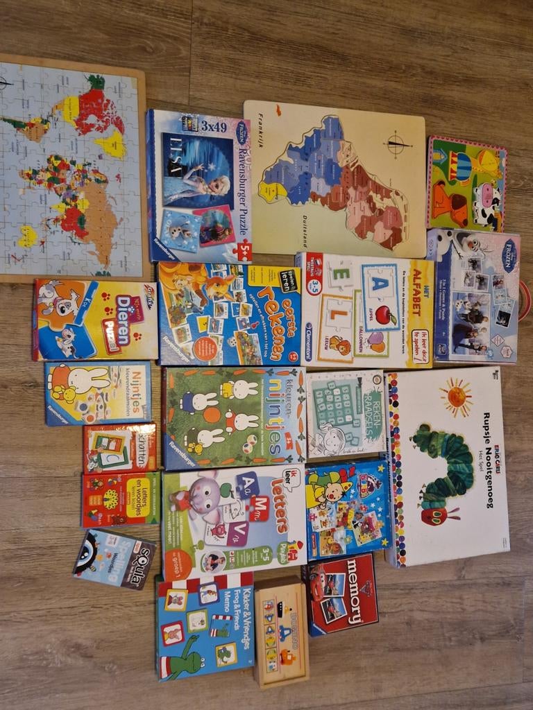 Diverse spellen en puzzels, Ophalen of Verzenden, Meer dan 50 stukjes