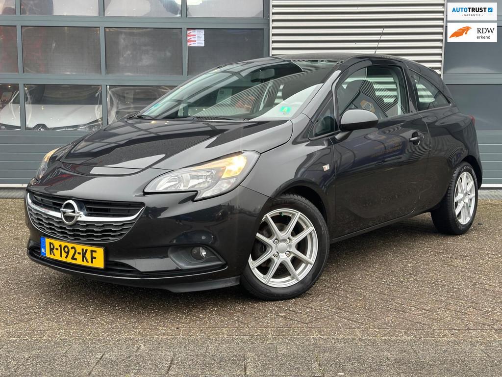Opel Corsa 1.2 EcoFlex Selection | CRUISECR | Airco | Stoel\, Auto's, Opel, Stof, 1229 cc, Zwart, Bedrijf