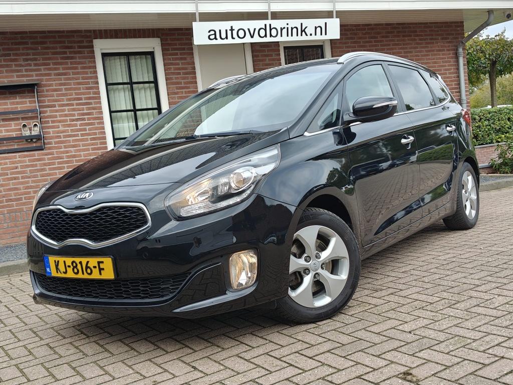 Kia Carens 1.6 GDi ExecutiveL. 7P / CAMERA / NAVI (bj 2016), Gebruikt, 4 cilinders, 7 stoelen, Zwart