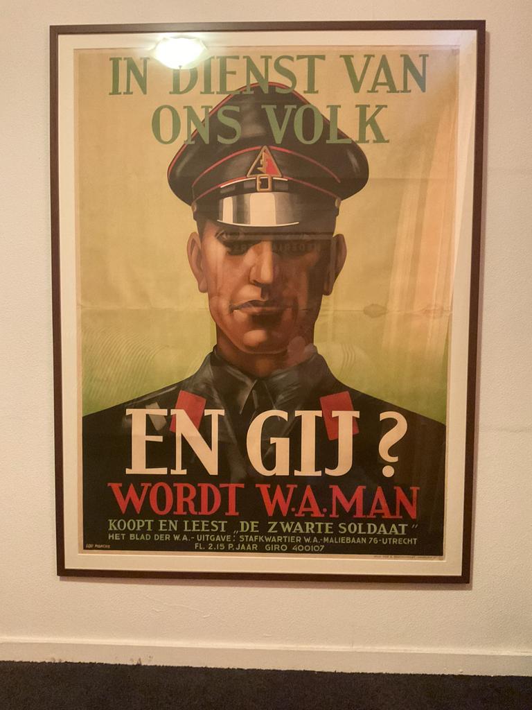 NSB poster ‘ En Gij? Wordt W.A.Man’ origineel ,XXL formaat, Ophalen, Landmacht, Nederland, Foto of Poster