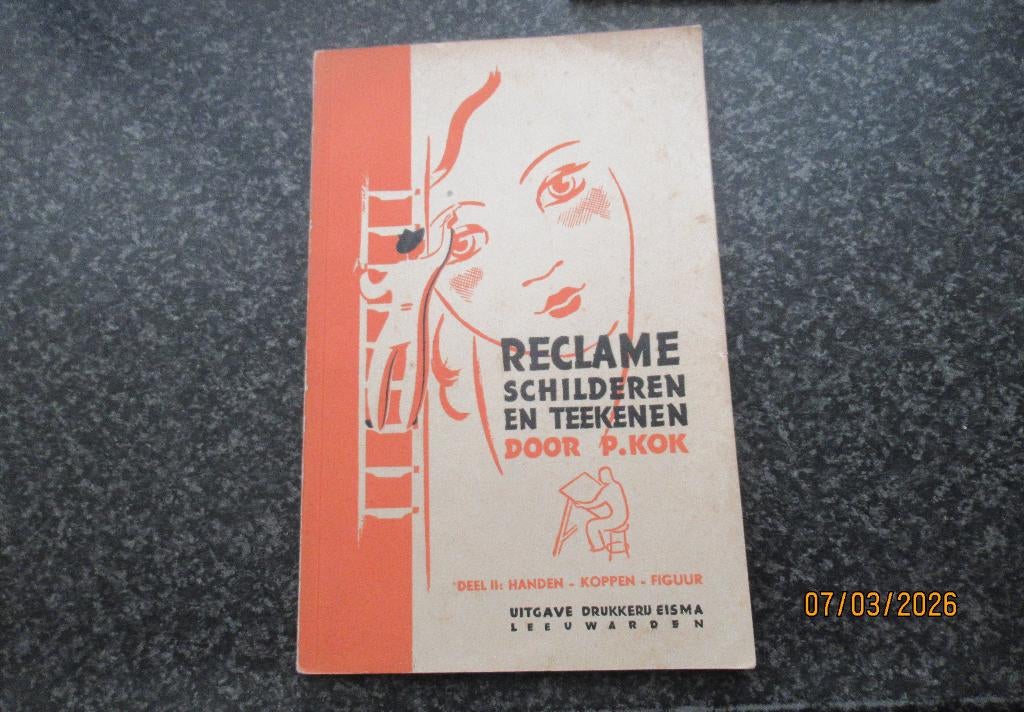RECLAME SCHILDEREN EN TEEKENEN-DEEL 2- HANDEN,KOPPEN, FIGUUR, Ophalen of Verzenden, Zo goed als nieuw, Tekenen en Schilderen