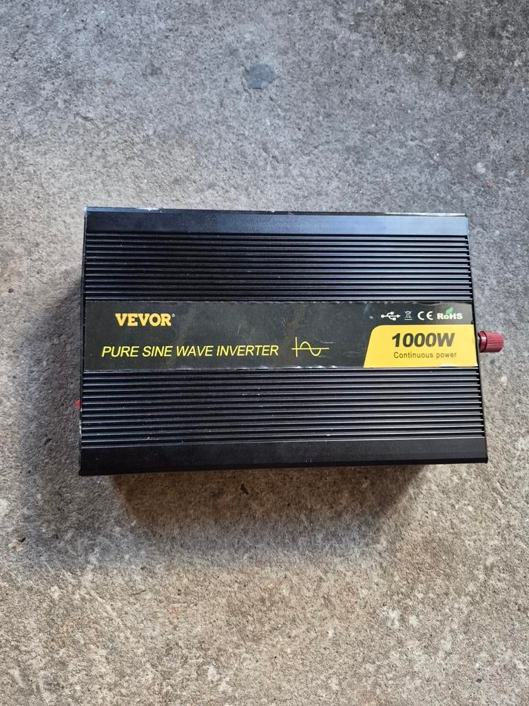 Omvormer 12-230 volt, 1000 watt., Ophalen of Verzenden, Gebruikt