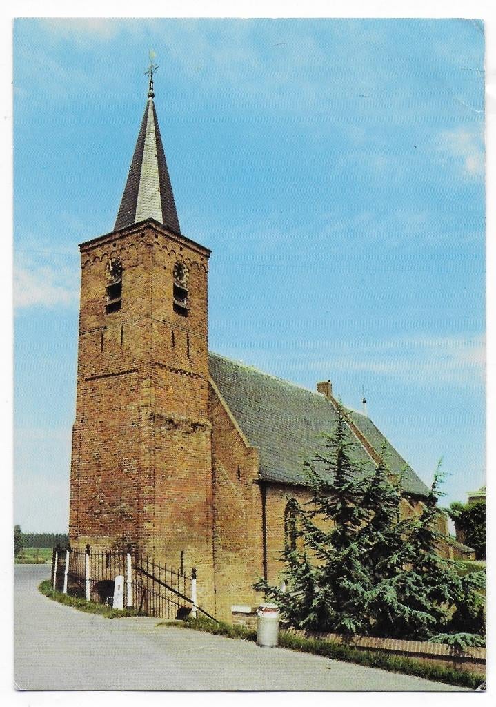 Tienhoven Ned Herv Kerk Gelopen Ansichtkaart (B480), Ophalen of Verzenden, 1960 tot 1980, Gelopen