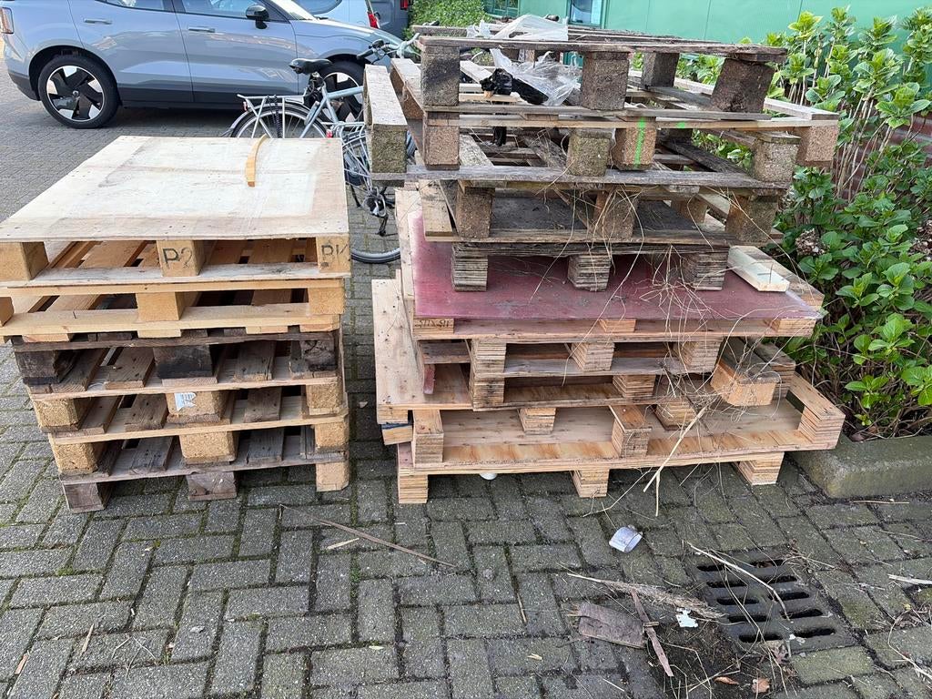 Gratis Pallets Af Te Halen - Diverse Maten en Soorten, Ophalen, Gebruikt, Overige houtsoorten, Pallet