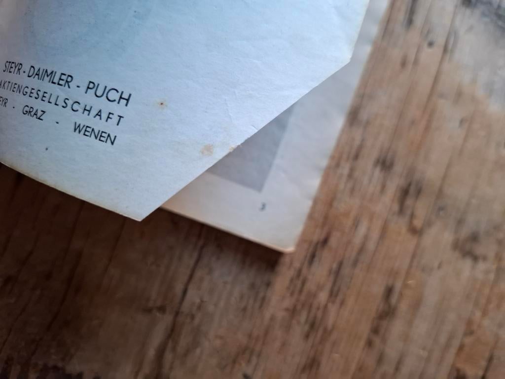 Puch Type 125 Instructieboekje - 1940, Ophalen of Verzenden