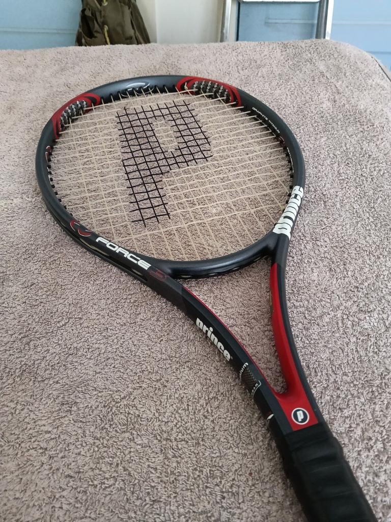 PRINCE TAHOE TITANIUM FORCE THREE OVERSIZE TENNIS RACKET, Ophalen of Verzenden, Racket, Prince, L3