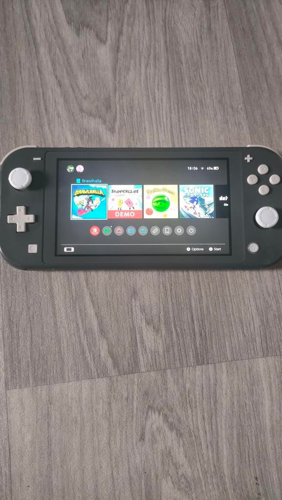Nintendo Switch Lite, Ophalen, Grijs, Gebruikt