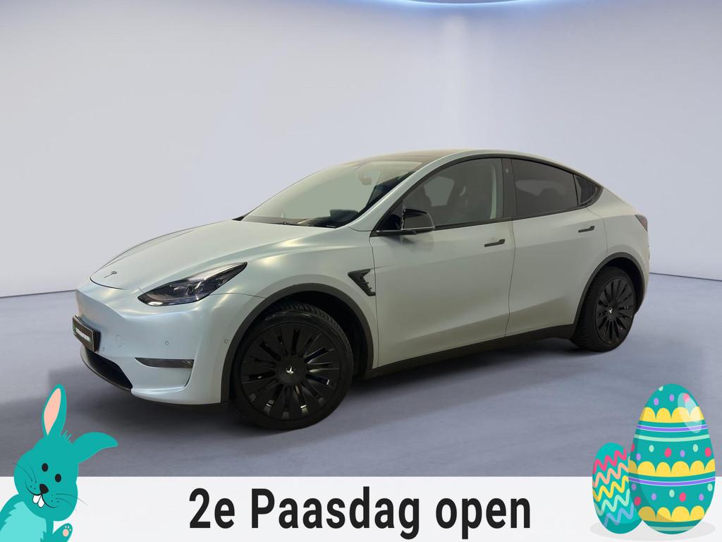 Tesla Model Y Long Range AWD 75 kWh|INCL BTW|AUTOPILOT|INRUI, Automaat, Gebruikt, Zwart, Zwart