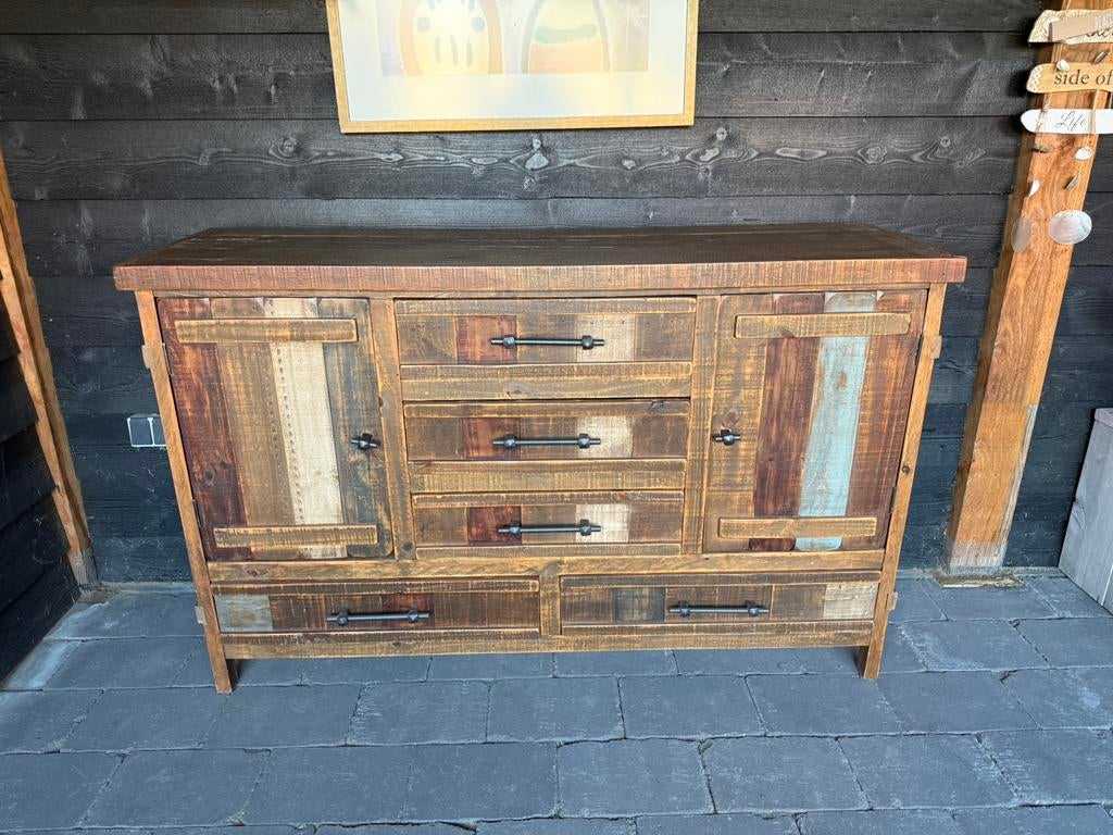 Boroquito Cabana Mexicaans dressoir kast, Ophalen, Zo goed als nieuw, 25 tot 50 cm
