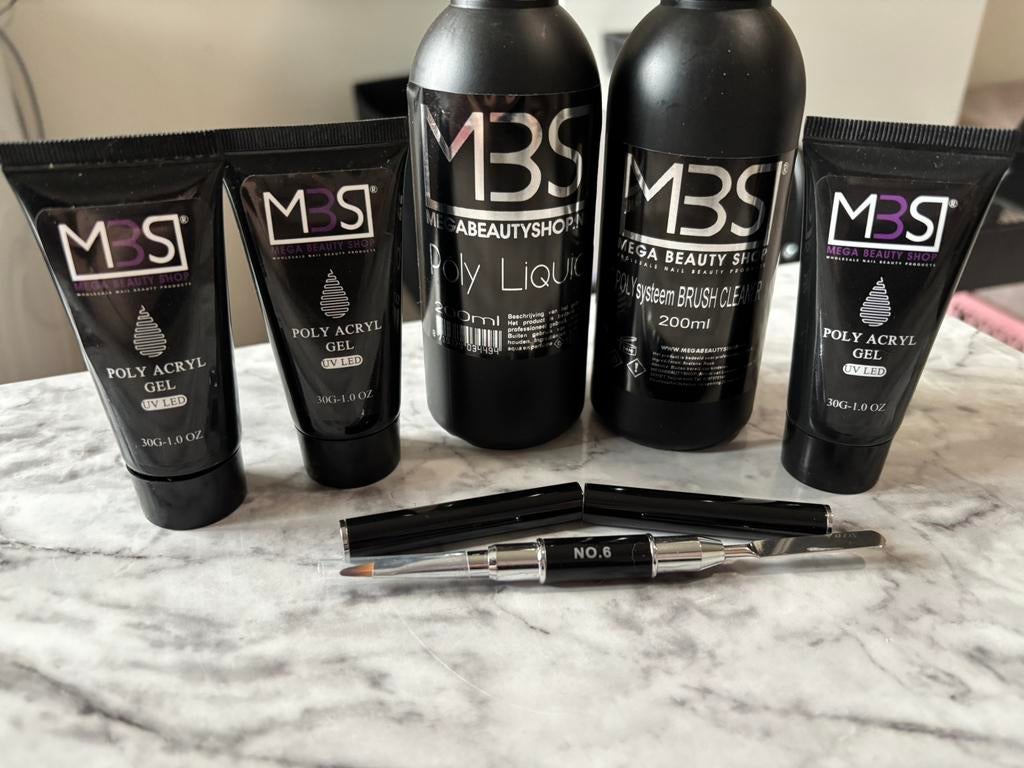 Poly acryl gel - nagels benodigdheden, Sieraden, Tassen en Uiterlijk, Uiterlijk | Cosmetica en Make-up, Zo goed als nieuw, Toebehoren