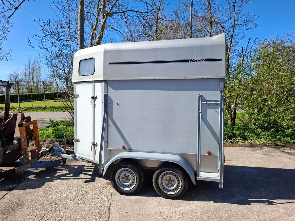 Weijer 1,5 paards trailer, Ophalen of Verzenden, Gebruikt