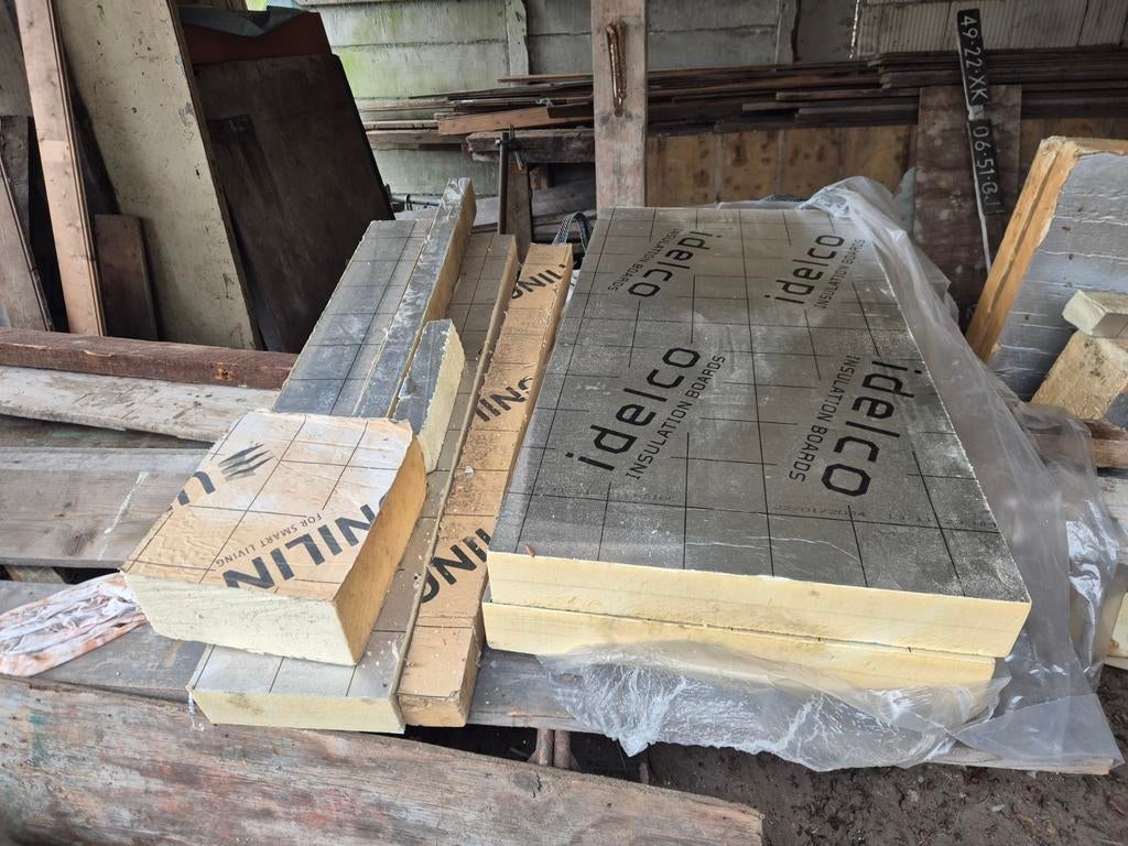 Pir plaaten 90mm 2.5 plaat, Ophalen, Hardschuim (Pir), 8 tot 12 cm, Minder dan 5 m²