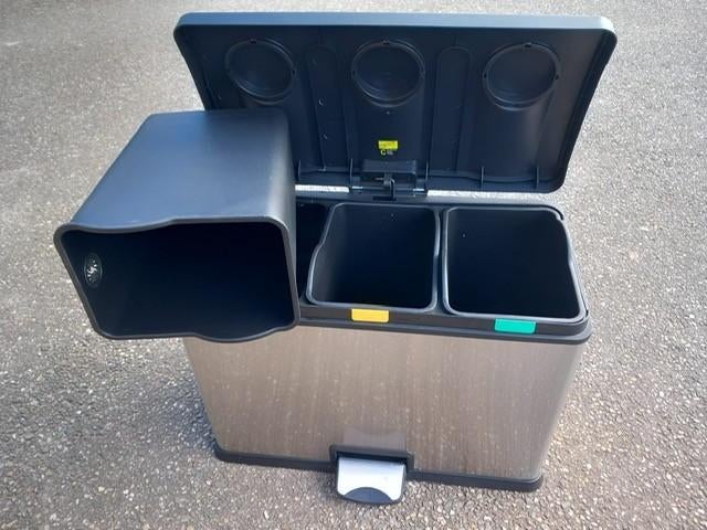 EKO Afvalbak Recycling Prullenbak, Ophalen, 40 liter of meer, Zo goed als nieuw, -