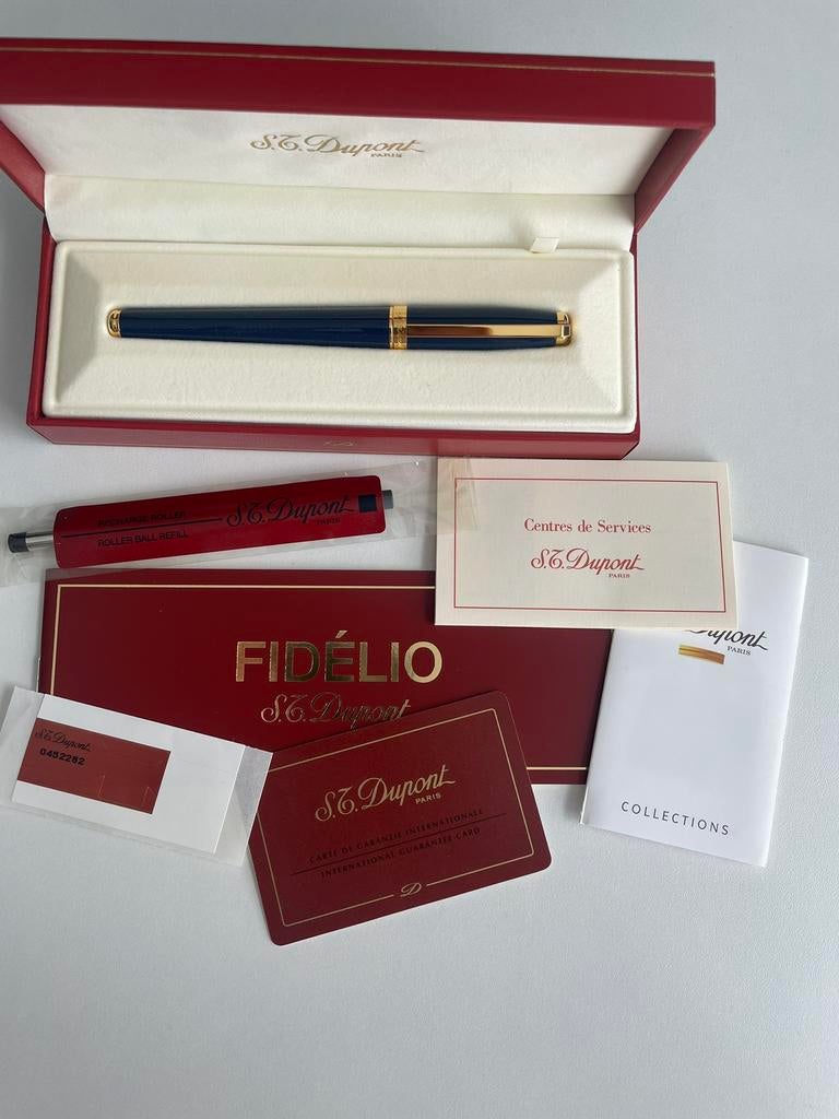 Unieke en originele ST Dupont pen, ongebruikt, certificaat, Overige merken, Balpen, Nieuw, Met doosje
