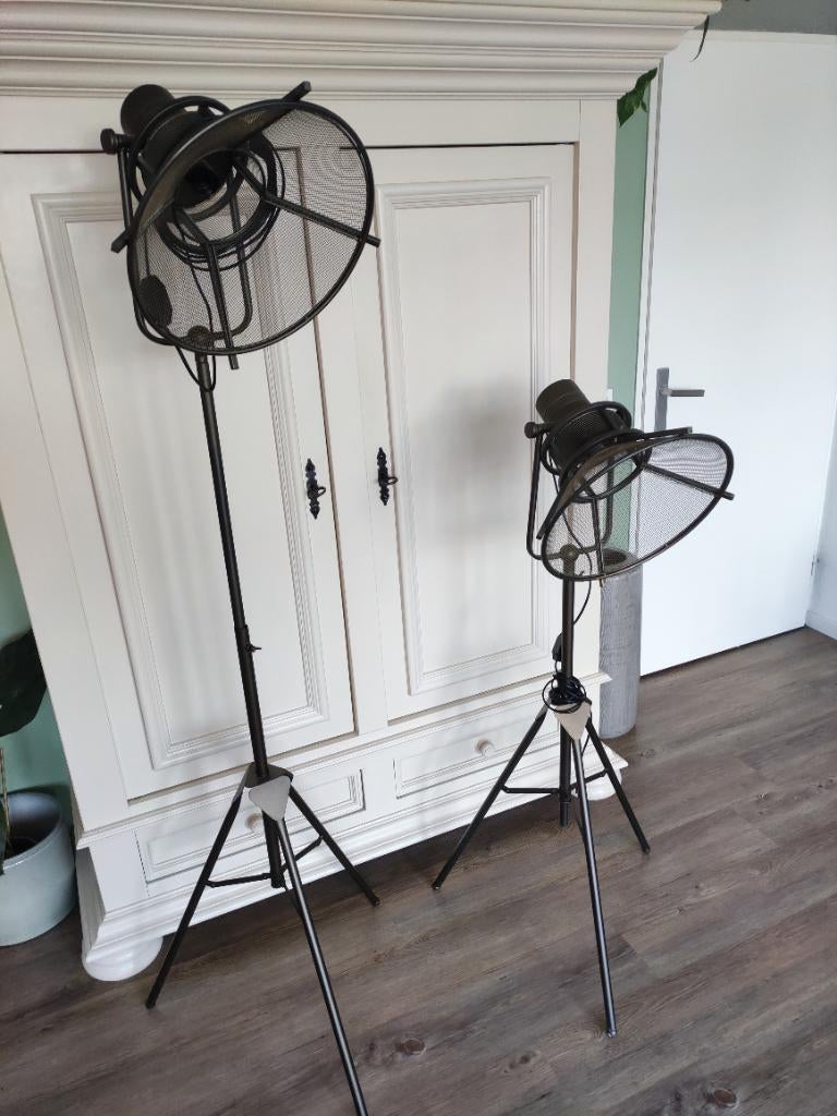 Moderne sta lampen metaal, Ophalen, Zo goed als nieuw, Metaal, Modern