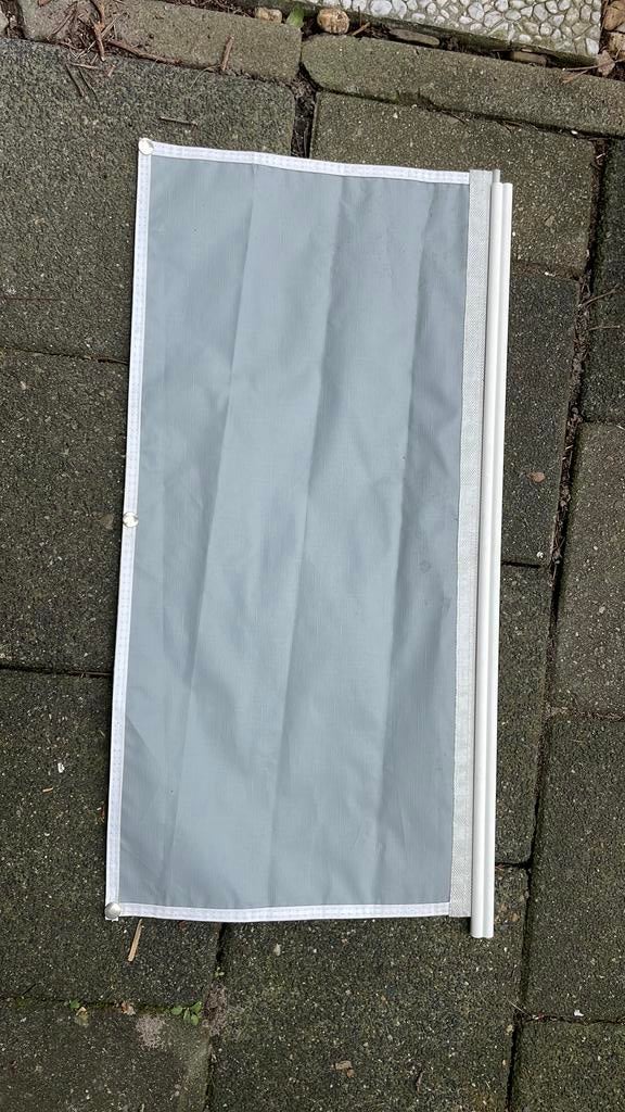 Caravan wind hoes met pees, Caravans en Kamperen, Caravan accessoires, Ophalen of Verzenden, Zo goed als nieuw