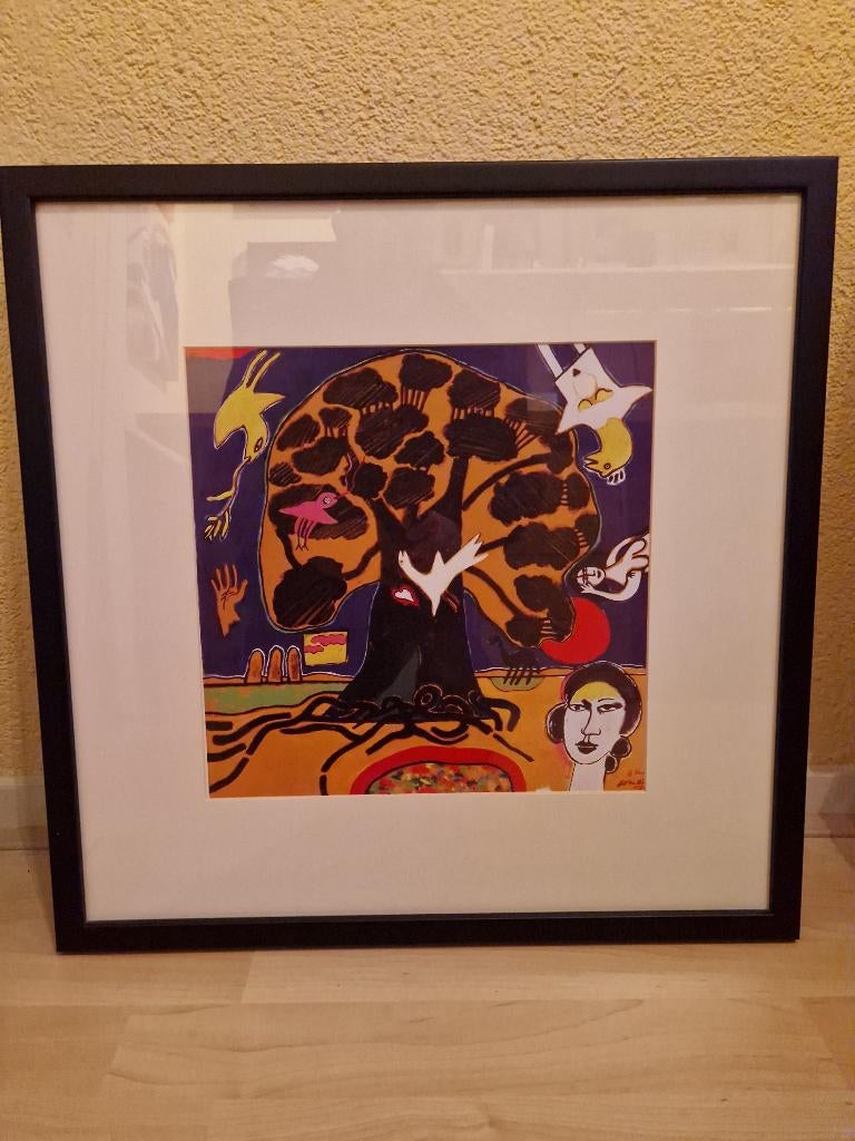 Kunstwerk Ad van Hassel 50 x 50, Ophalen