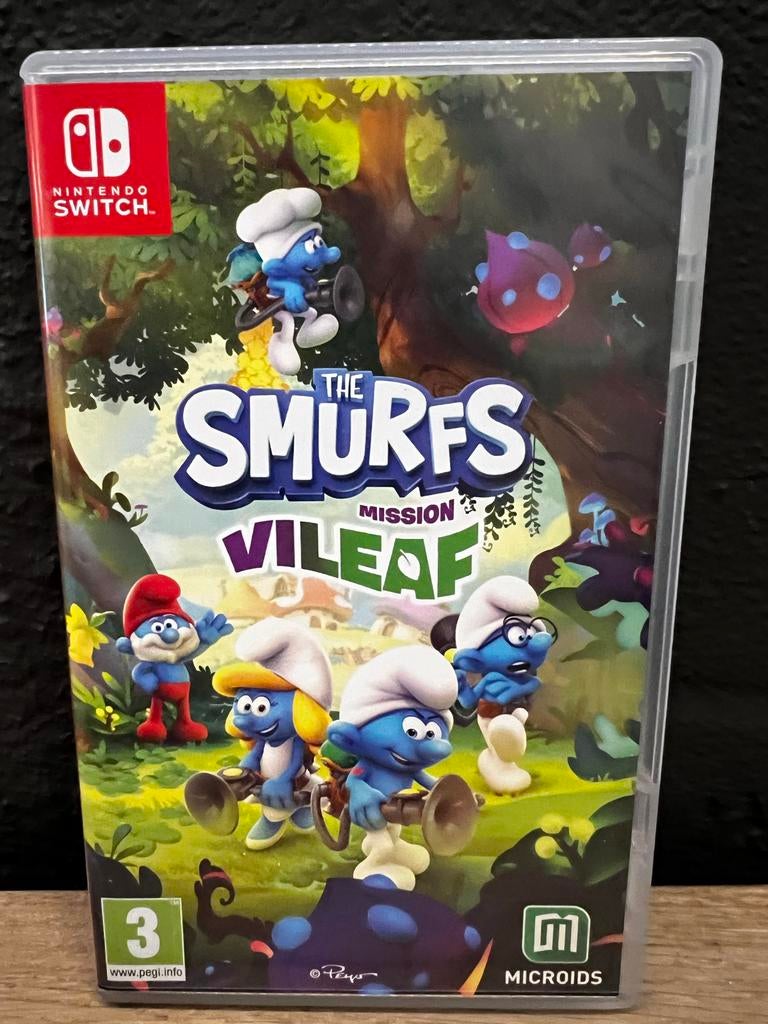 NINTENDO SWITCH game The Smurfs Mission Vileaf, Avontuur en Actie, 1 speler, Ophalen of Verzenden, Zo goed als nieuw