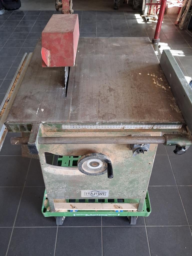 Harwi zaagtafel, Gebruikt, Cirkelzaag, Ophalen of Verzenden, 30 tot 70 mm