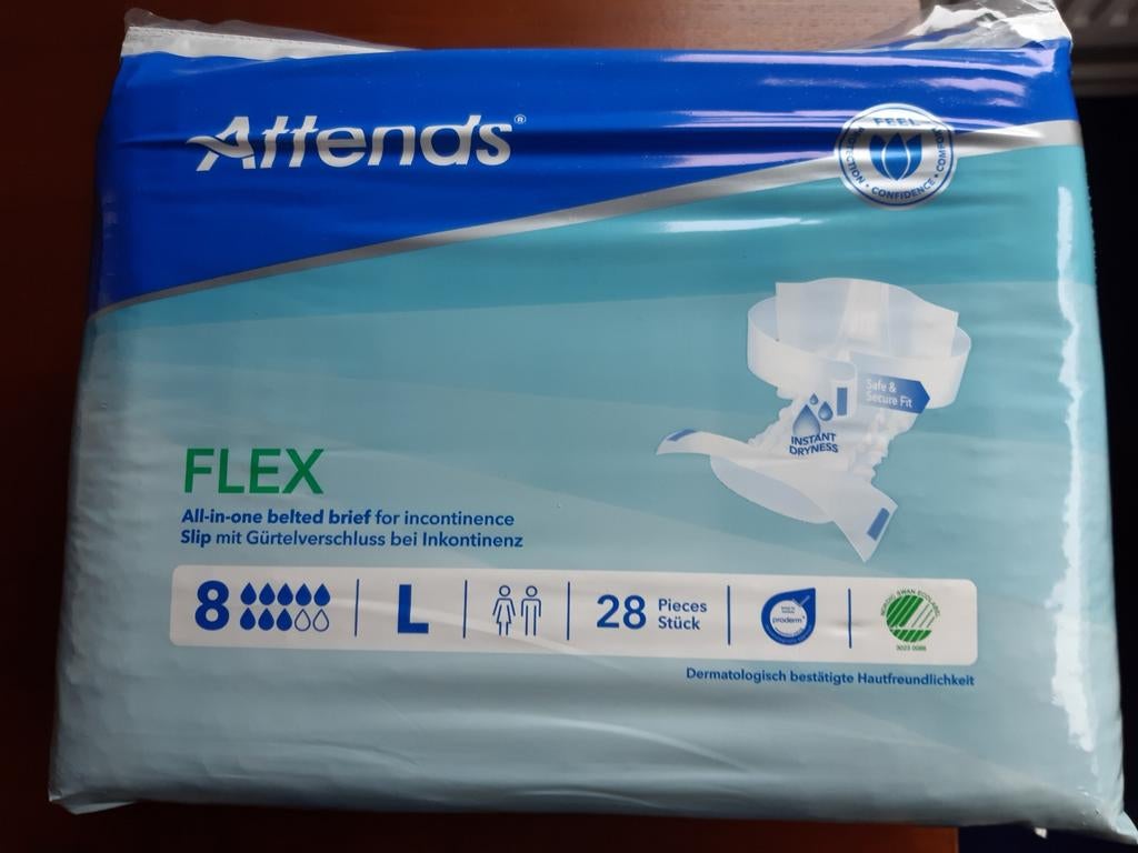 Luier- broekjes Flex (Attends) maat L., Ophalen, Nieuw