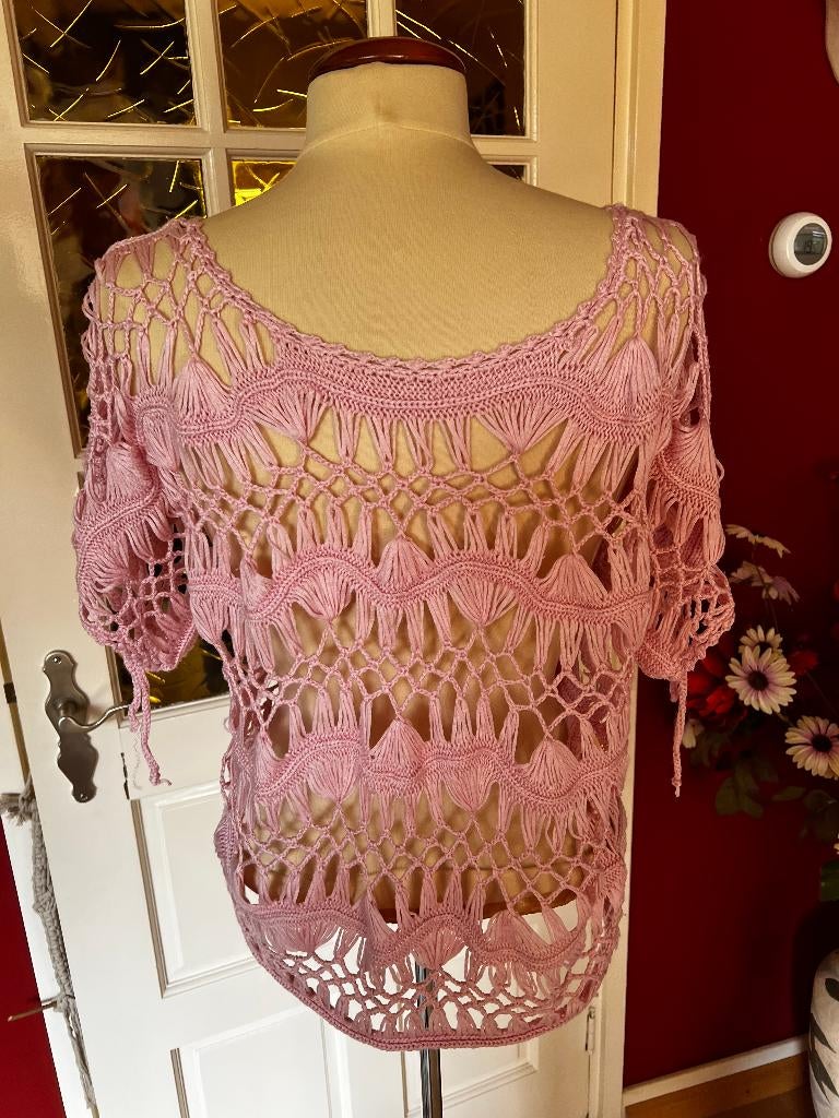 leuke roze trui, Ophalen, Zo goed als nieuw, Maat 38/40 (M), Roze