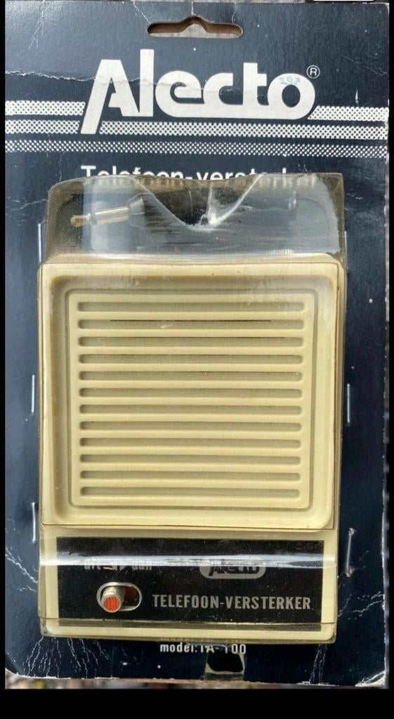 Alecto Telefoon-versterker model: TA-100, vintage, nieuw, Ophalen of Verzenden, Nieuw