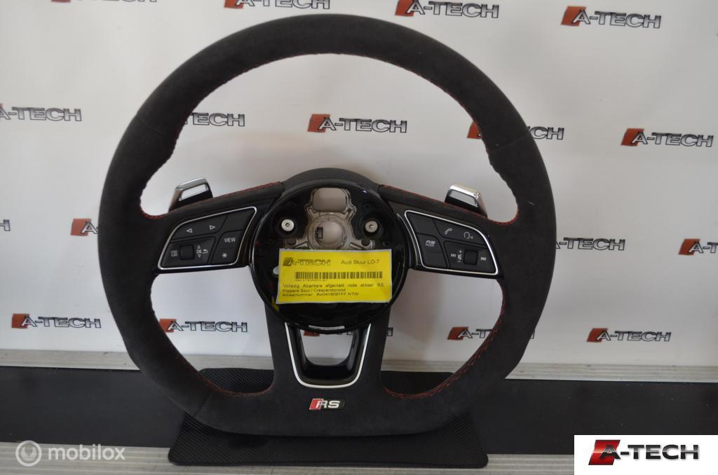 RS Stuur afgevlakt Alcantara A4 A5 B9 A3 8V 8w0419091FF NTW, Auto-onderdelen, Besturing, Audi, Gebruikt, Audi, Ophalen of Verzenden
