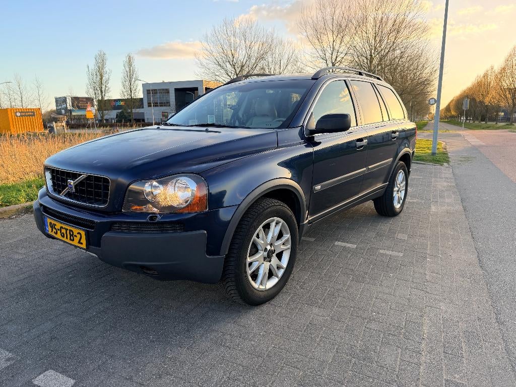 Volvo XC90 T6 7-zits automaat | APK 10-2026 | bak revisie, Auto's, Volvo, Beige, 7 stoelen, 2922 cc, Leder