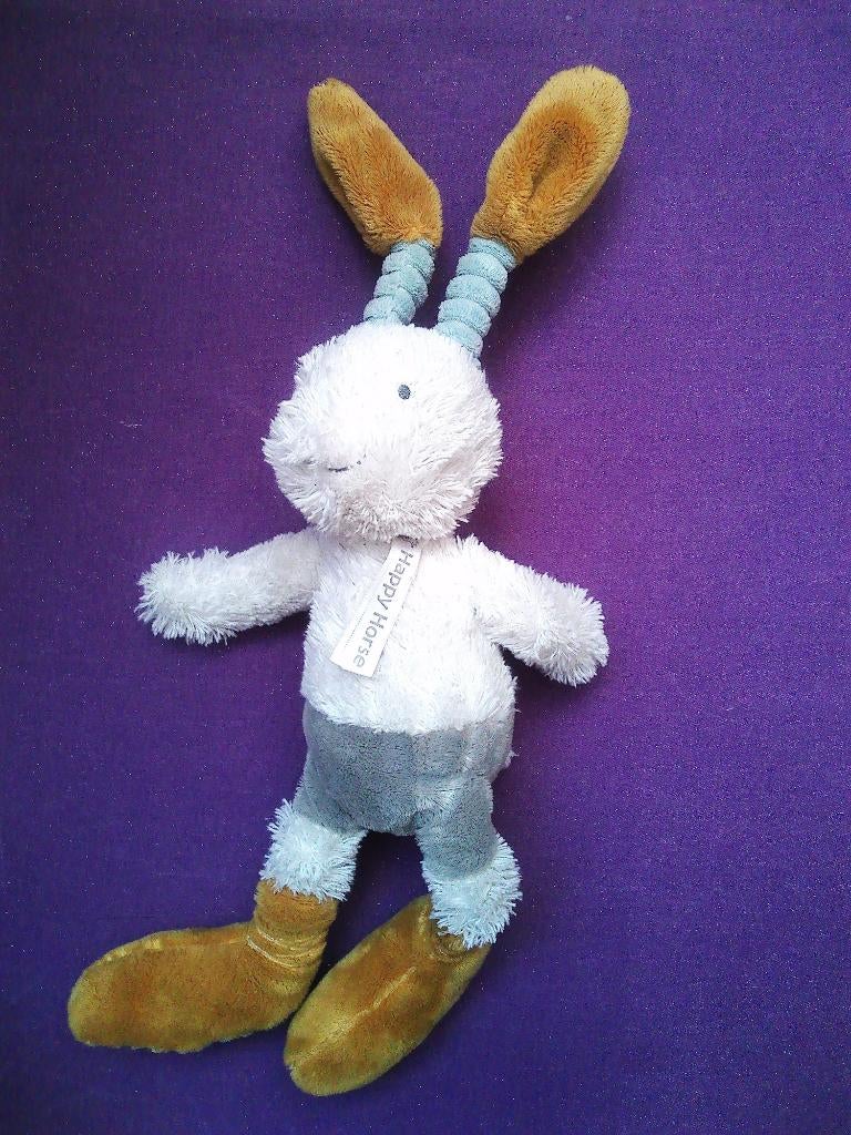 HAPPY HORSE Knuffel KONIJN. 30 CM **Nieuw**, Happy Horse, Ophalen of Verzenden, Met label, Konijn