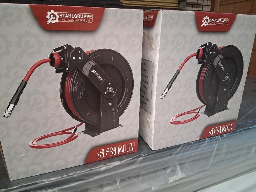 Luchtslanghaspel Stahlgruppe, Stahlgruppe, 10 bar of meer, Nieuw, Ophalen of Verzenden