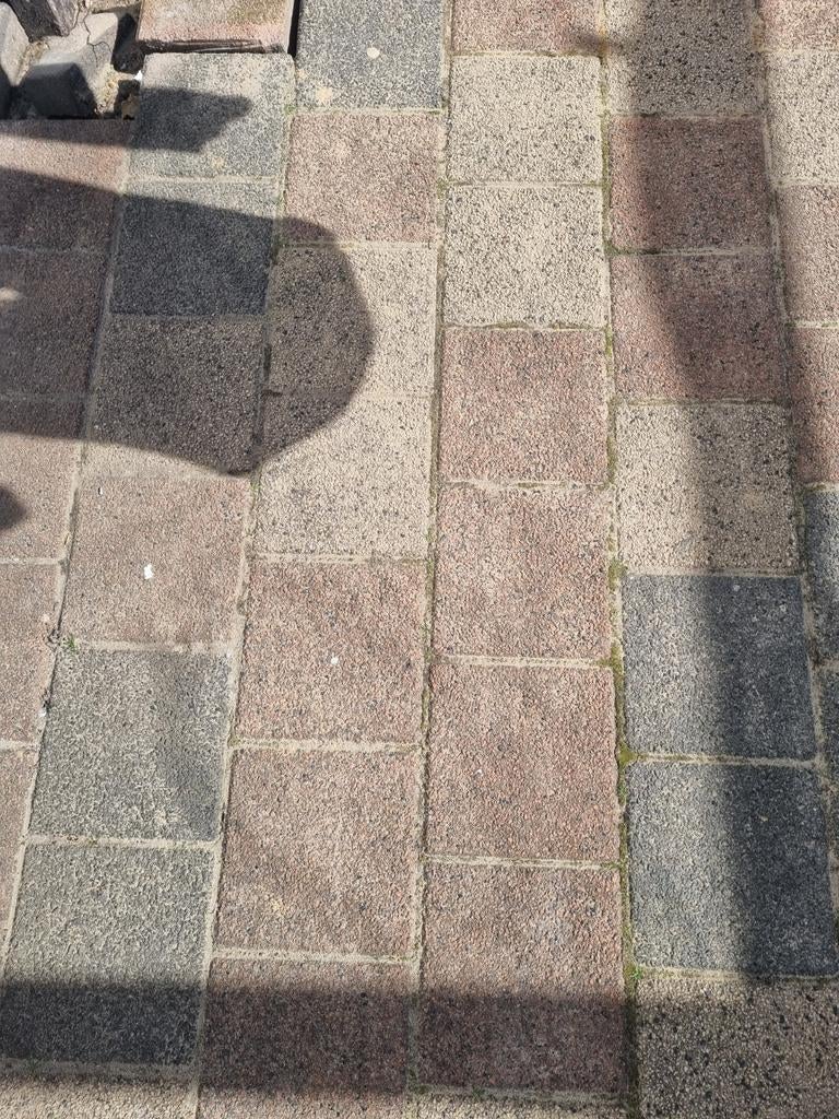 Dubbelklinkers 20x20x0.8, Ophalen, Gebruikt, 10 m² of meer, Klinkers