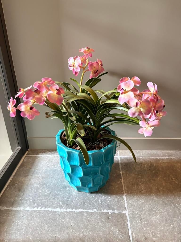 Exclusieve Orchidee kunstplant in pot, Huis en Inrichting, Woonaccessoires | Kunstplanten en Kunstbloemen, Ophalen, Zo goed als nieuw