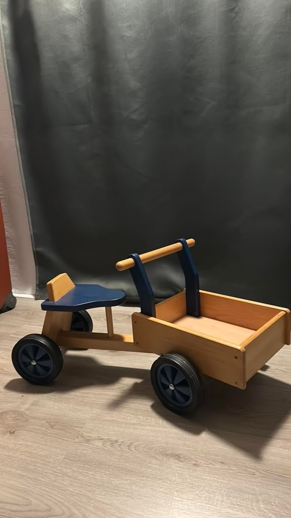 HoutenLoopfietsje, Kinderen en Baby's, Speelgoed | Buiten | Skelters, Ophalen, Zo goed als nieuw, Overige merken