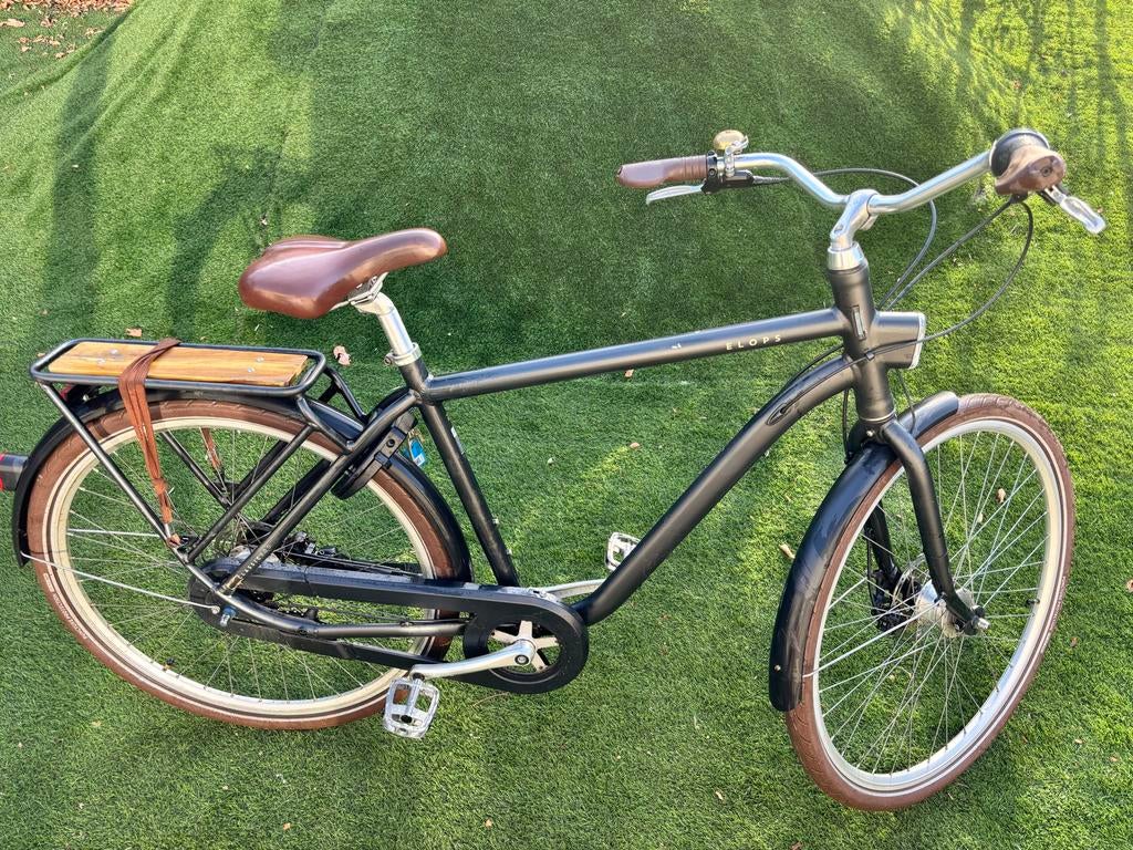 Elops 900 Stadfiets Zwart (uit 2023) - Luxe Decathlon Fiets, Gebruikt, Versnellingen, Schijfrem, Ophalen