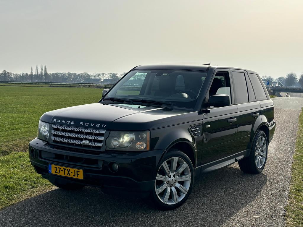 Land Rover Range Rover (sport) 4.2 V8 SC AUT 2007 Zwart, Auto's, Automaat, 4197 cc, 390 pk, Zwart