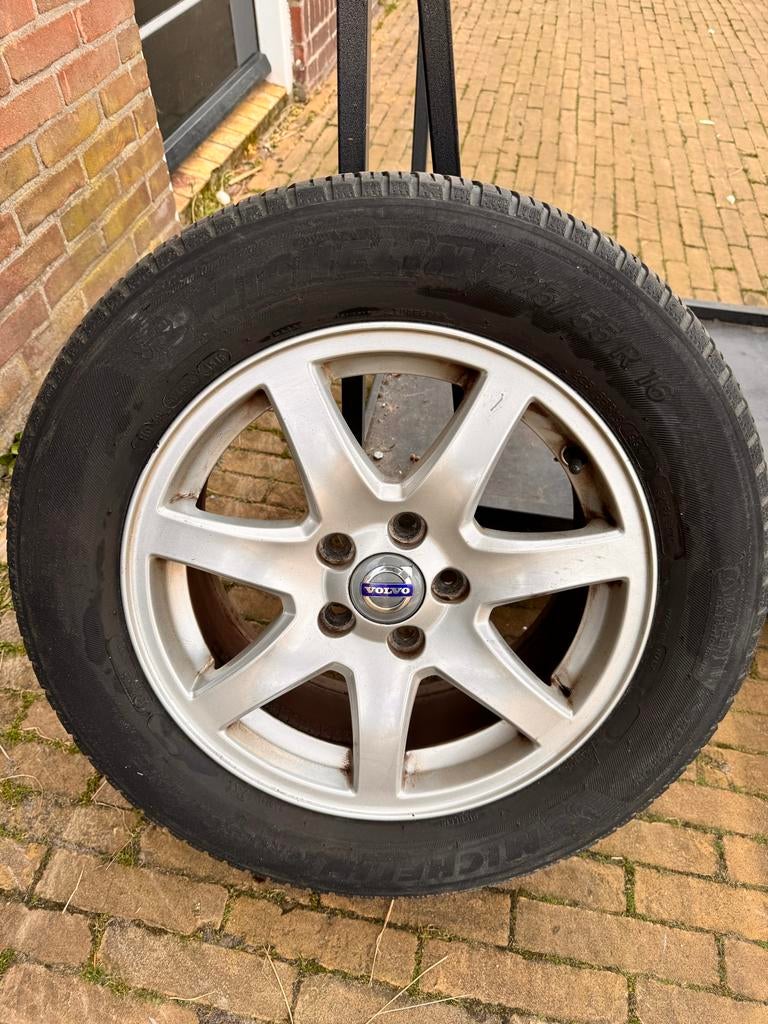 All season banden/ wielen Volvo V70 225-55-16”, Ophalen, Gebruikt, 16 inch, Banden en Velgen