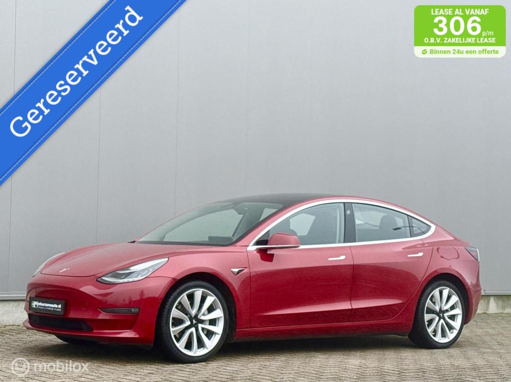 Tesla Model 3 Long Range AWD 75 kWh - netjes - FSD - SOH 89, Automaat, Vierwielaandrijving, 445 pk, Navigatiesysteem