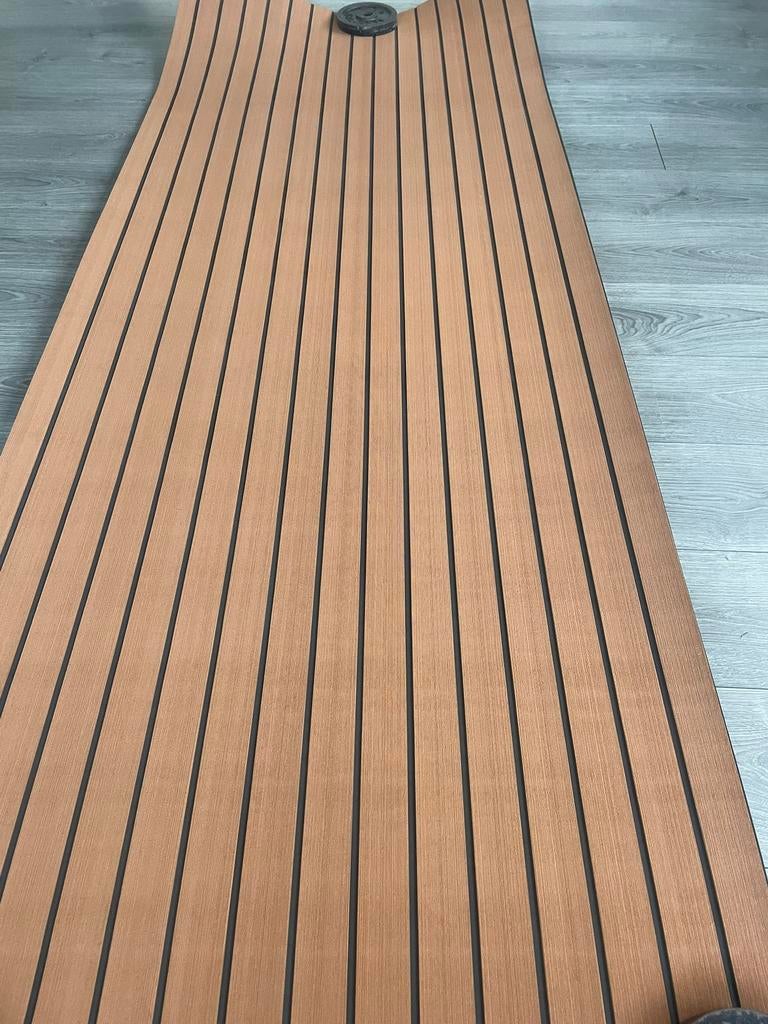 Teak look dek - 2400x600x6, Ophalen of Verzenden, Nieuw, Kombuis en Sanitair, Zeilboot of Motorboot