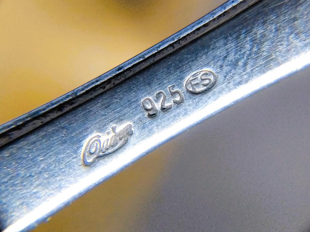 Zilveren spang, 925, Info@zilverwebsite.nl, Verzenden, Zo goed als nieuw, Zilverwebsite.nl