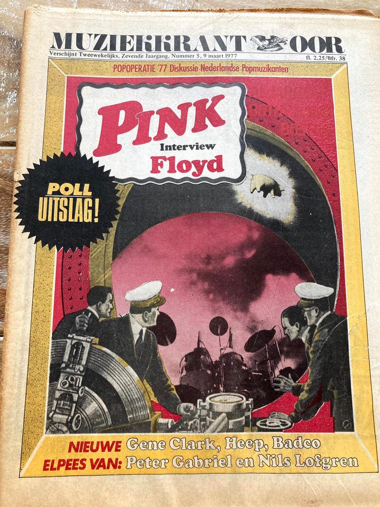 Muziekkrant OOR 1977 PINK FLOYD Tony Joe White BOSTON QUO, Ophalen of Verzenden, Muziek, Film of Tv