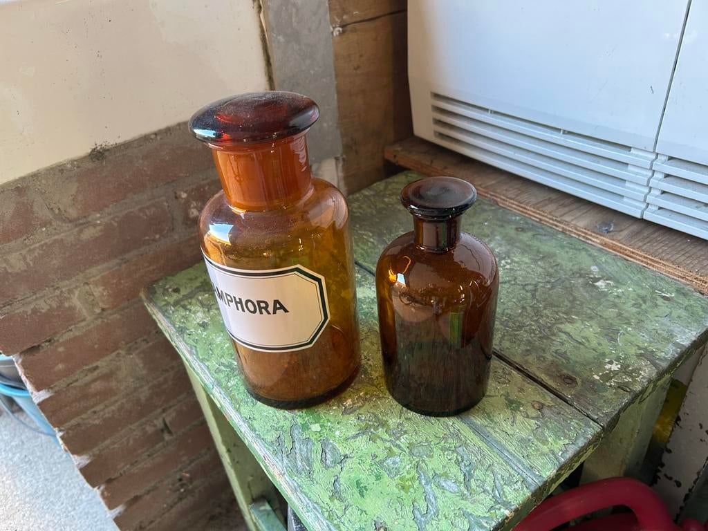 Apothekersflessen, Antiek en Kunst, Curiosa en Brocante, Ophalen