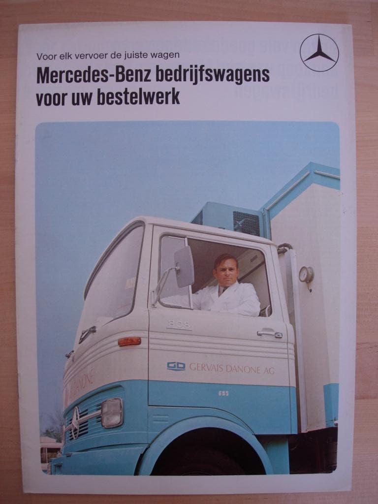 Mercedes Bestelwagen Programma Brochure 1973, Zo goed als nieuw, Mercedes-Benz, Mercedes, Ophalen of Verzenden