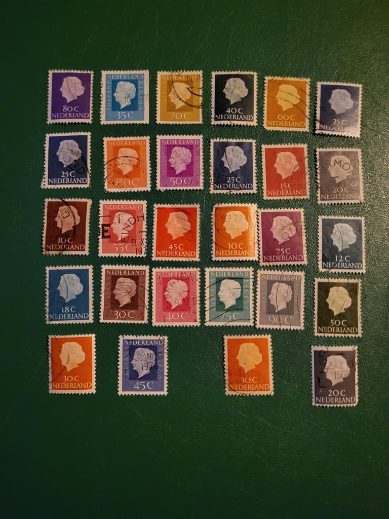 Nederlandse postzegels Koningin Juliana (1948-1980), Postzegels en Munten, Postzegels | Nederland, Ophalen of Verzenden, Na 1940