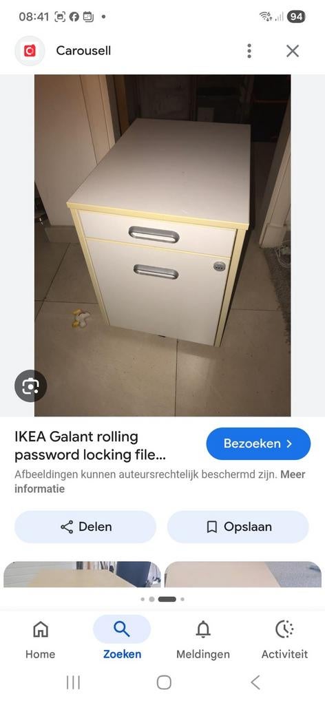 Ikea Galant rolcontainer wit NIEUW IN DOOS!!!, Huis en Inrichting, Kasten | Roldeurkasten en Archiefkasten, Ophalen, Minder dan 50 cm
