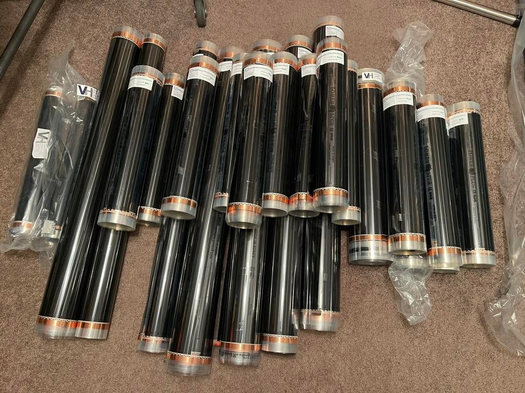 Partij infrarood vloerverwarming, Doe-het-zelf en Verbouw, Verwarming en Radiatoren, Ophalen, Overige typen, Nieuw, 150 cm of meer