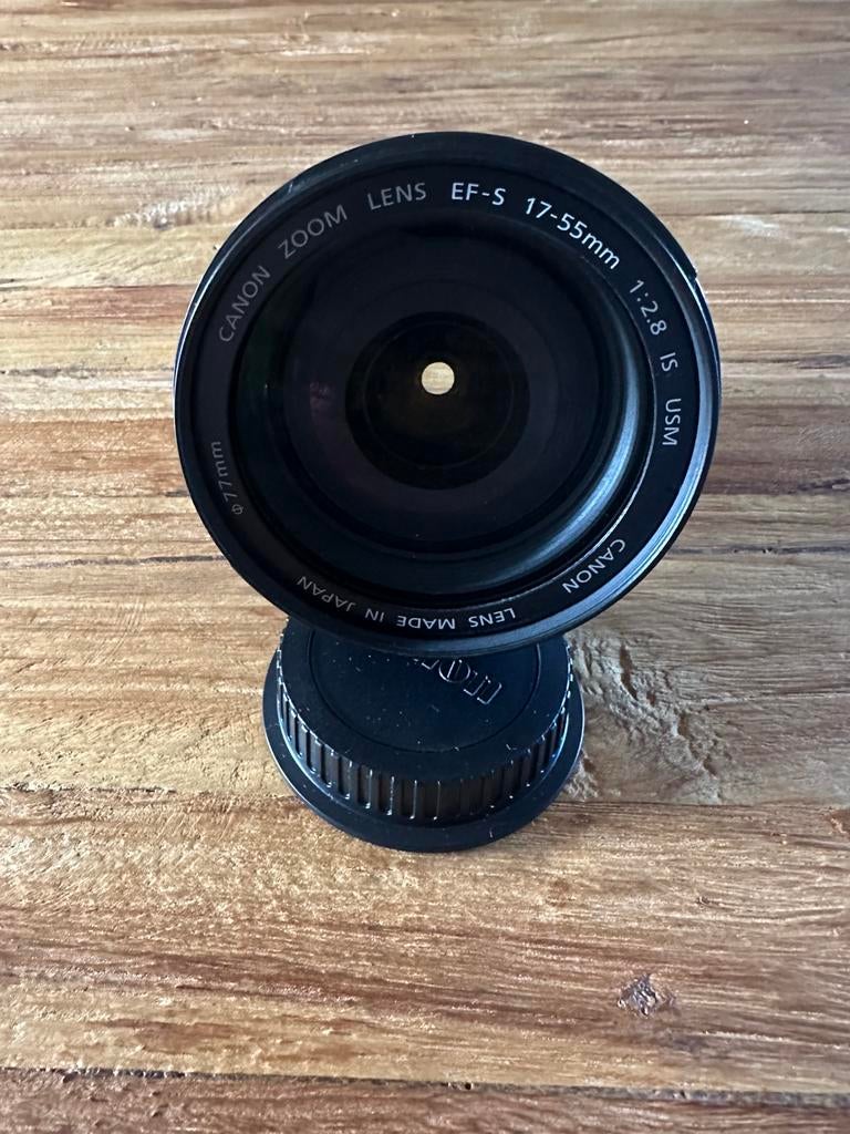 Canon EFS 17-55 mm F2.8 IS Ultrasonic, Ophalen, Zo goed als nieuw, Telelens, Zoom